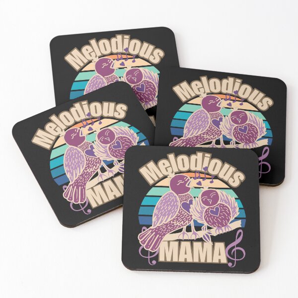 Item preview, Melodious Mama Happy Mother's Day Vintage Singing Bird Drawing designed and sold by jteart.