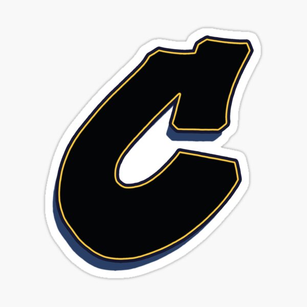 C black / yellow Sticker