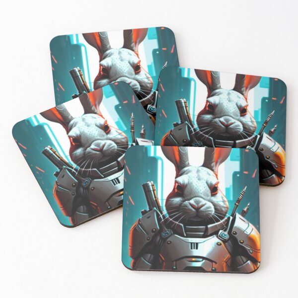 Item preview, Futuristic apocalypse bunny designed and sold by Astralia.