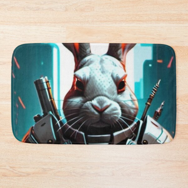 Item preview, Futuristic apocalypse bunny designed and sold by Astralia.