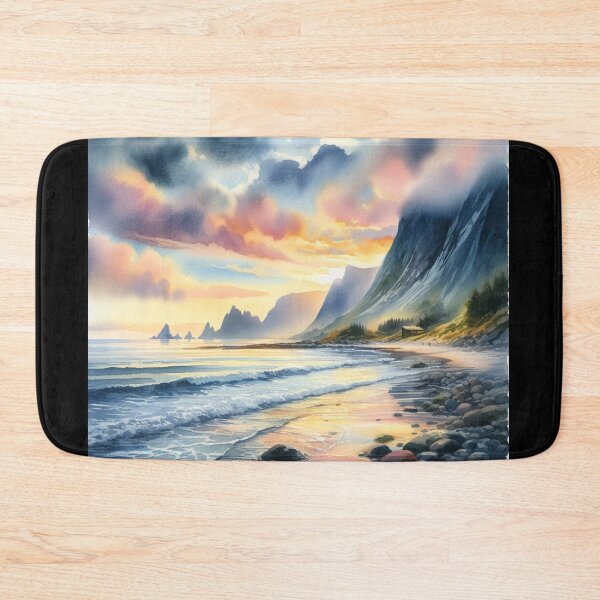 Item preview, Watercolor shoreline designed and sold by Thedigital91.