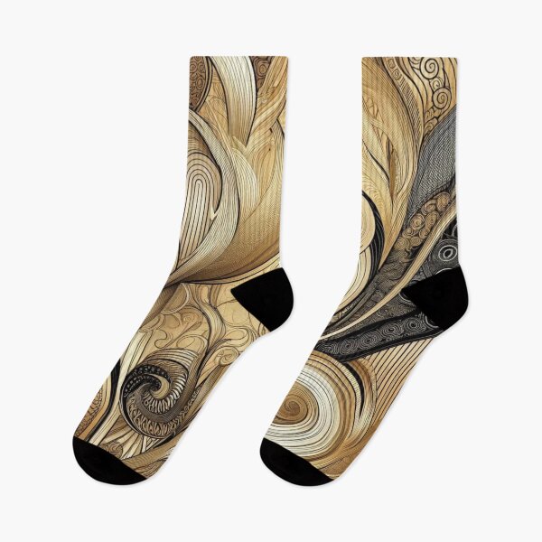 Item preview, Design Style Zentangles fine lines golden and black tint designed and sold by Blessinger77.