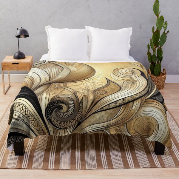 Item preview, Design Style Zentangles fine lines golden and black tint designed and sold by Blessinger77.