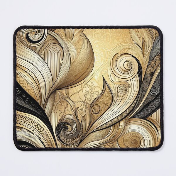 Item preview, Design Style Zentangles fine lines golden and black tint designed and sold by Blessinger77.