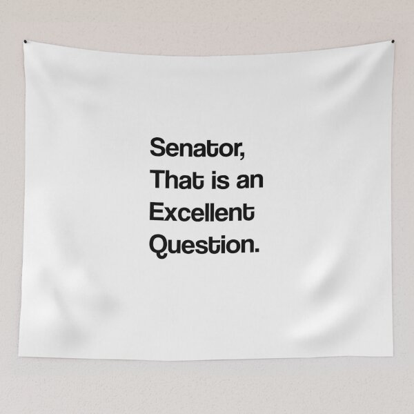 Item preview, Senator Excellent Question | Zuckerberg designed and sold by KingClothes.