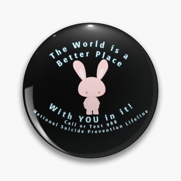 Item preview, Suicide Prevention Bunny designed and sold by walriders.