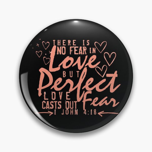 Item preview, There is no Fear in Love Valentines Bible Verse Typograpy Design designed and sold by jteart.