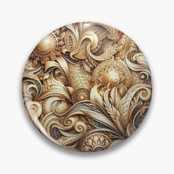 Item preview, Design Style Zentangles fine lines golden hue designed and sold by Blessinger77.