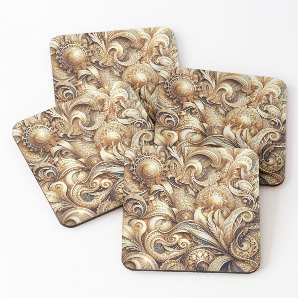Item preview, Design Style Zentangles fine lines golden hue designed and sold by Blessinger77.