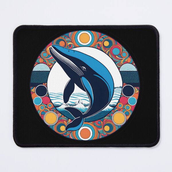 Item preview, Vintage Aesthetic, Right Whale, Blue designed and sold by Prints and Lifestyle.
