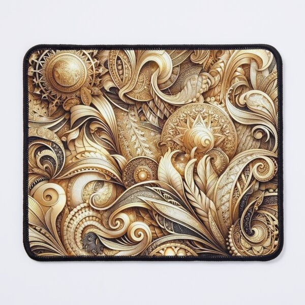 Item preview, Design Style Zentangles fine lines golden hue designed and sold by Blessinger77.