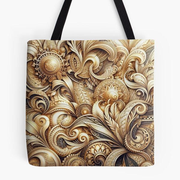 Item preview, Design Style Zentangles fine lines golden hue designed and sold by Blessinger77.