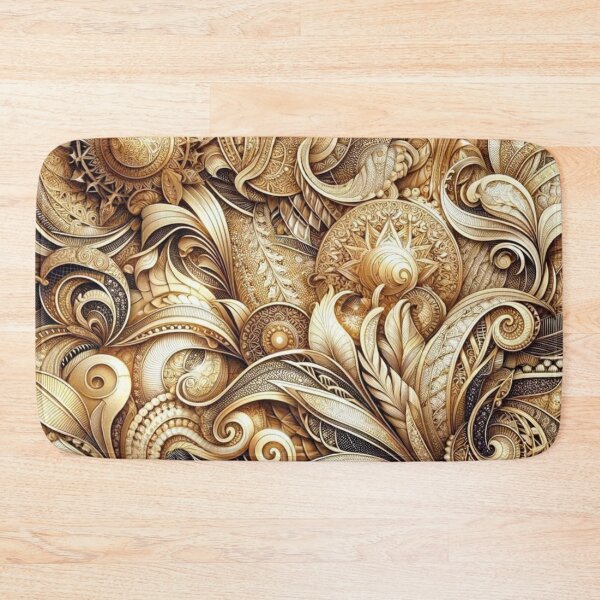 Item preview, Design Style Zentangles fine lines golden hue designed and sold by Blessinger77.