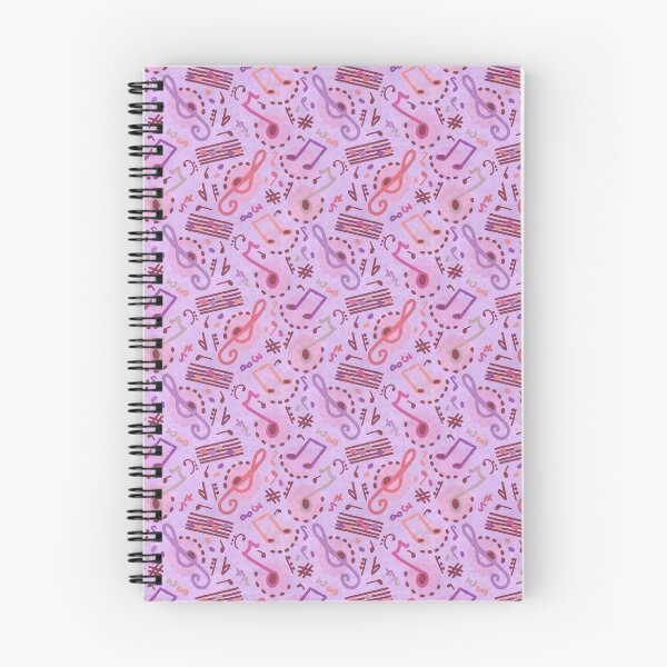 Item preview, Notas musicales, Lavender Blue Music Notation Melody Pattern Illustration designed and sold by Limolida.