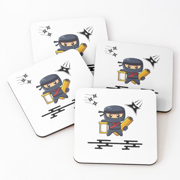 Item preview, Ninja Design - Manga Ninja T Shirt - Ninja Sticker - Japanese Design -  designed and sold by PowerKanjiFit.