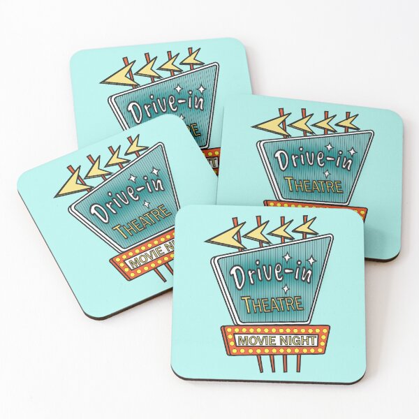 Item preview, Retro Drive-In Sign Movie Nite designed and sold by PurplePajamas.