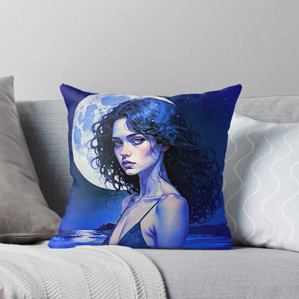 Item preview, Moonlit Serenity: Portrait of Radiant Beauty designed and sold by Sanctum Icons.