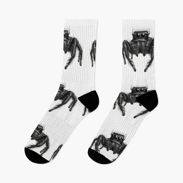 Item preview, Black Spooder | Jumping Spiders  designed and sold by TreasuresByRie.