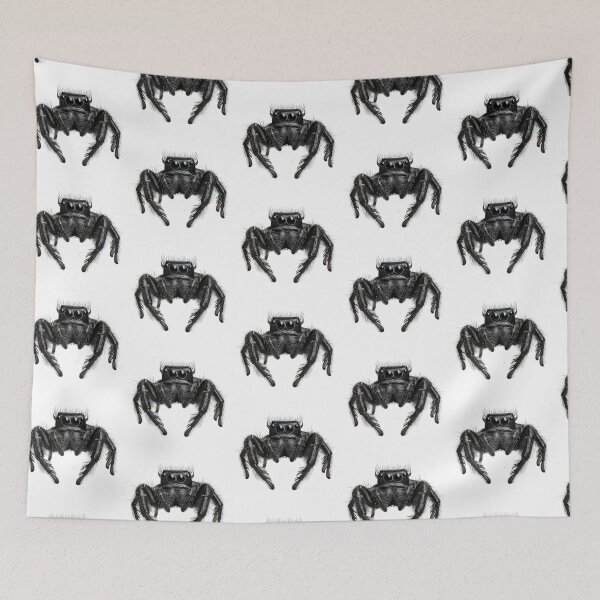 Item preview, Black Spooder | Jumping Spiders  designed and sold by TreasuresByRie.