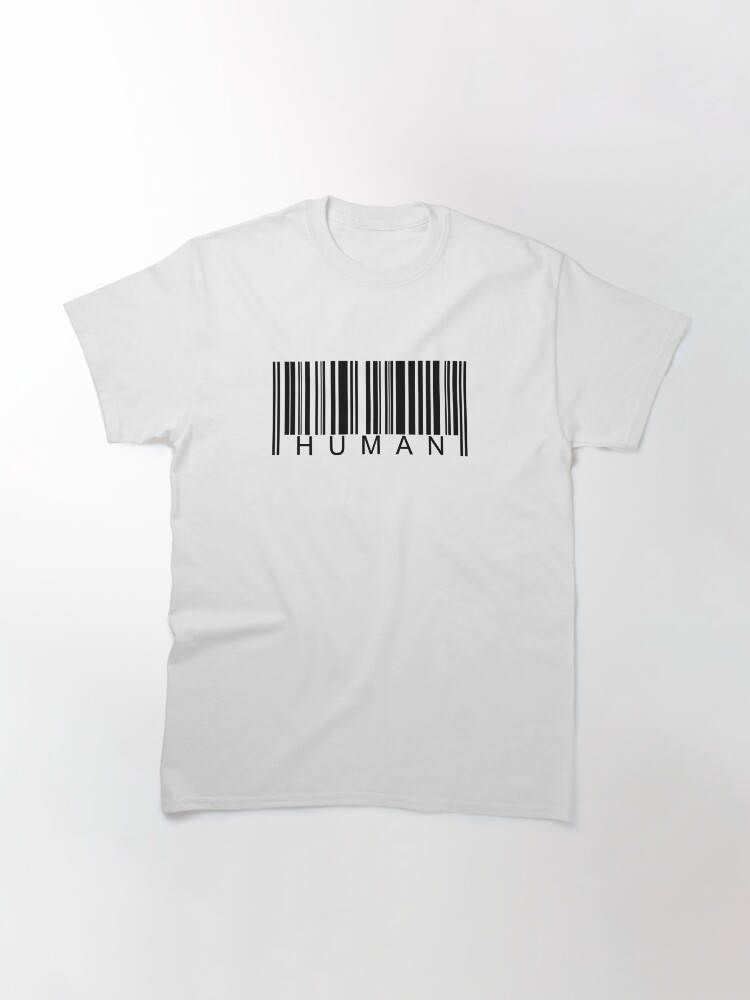 Alternate view of Human Barcode Classic T-Shirt