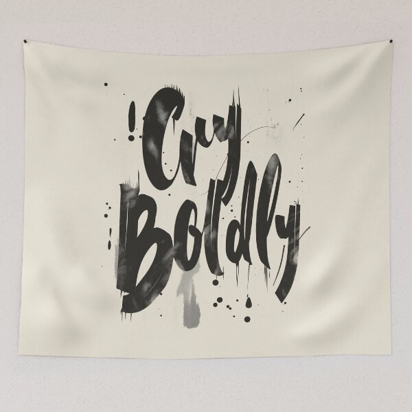 Item preview, Cry Boldly designed and sold by thegirlyshoppe.