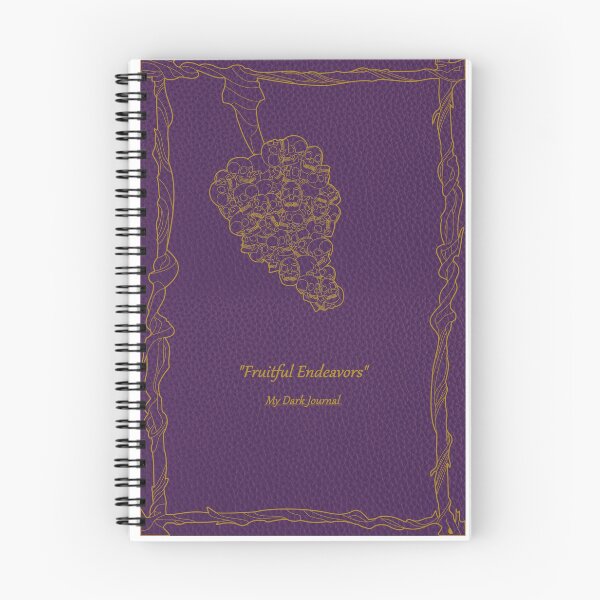 Item preview, Fruitful Endeavors My Dark Journal Color designed and sold by Rick5149.