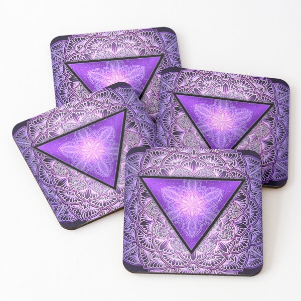 Item preview, Symmetry art glittery purple designed and sold by ArchanaVA.