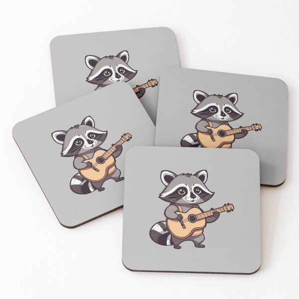 Item preview, Raccoon Playing Guitar designed and sold by Atlantico54.