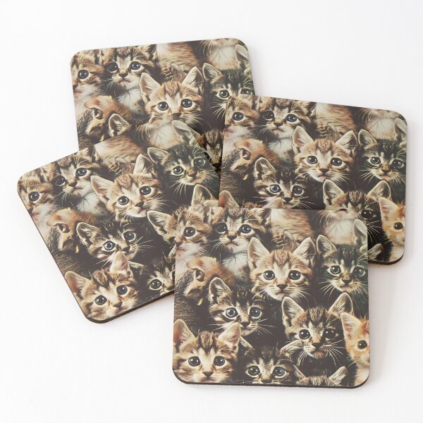 Aperçu de l'œuvre Chats rétro chatons art vintage mignon motif art créée et vendue par LVTFCOarts.