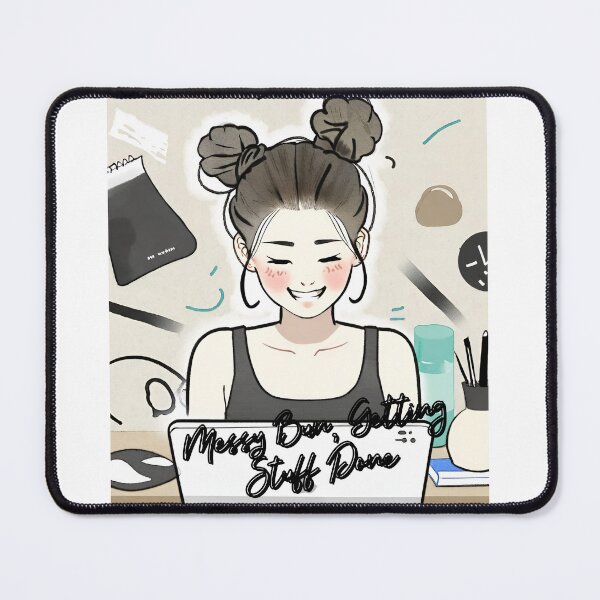 Item preview, Messy bun, getting stuff done designed and sold by LuxTeesNThings.