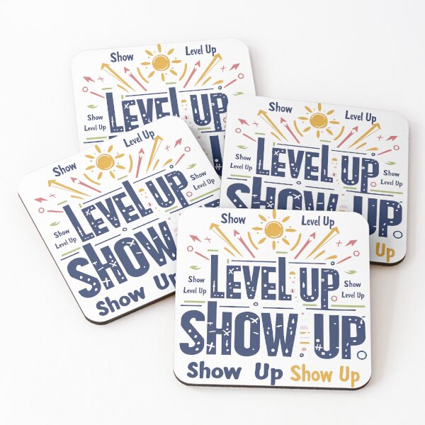 Item preview, Stepping Up to Success: The Power of "Level Up, Show Up" designed and sold by chi3-jp.