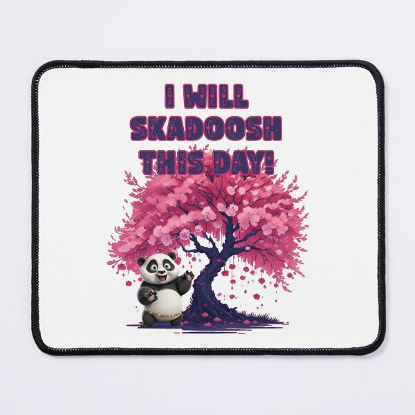 Item preview, I will skadoosh this day! Funny panda motivational humor. designed and sold by JoyOfHopeStore.