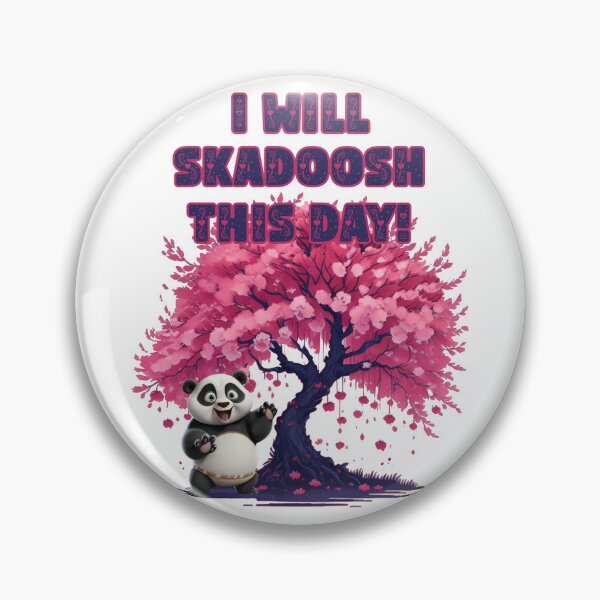 Item preview, I will skadoosh this day! Funny panda motivational humor. designed and sold by JoyOfHopeStore.