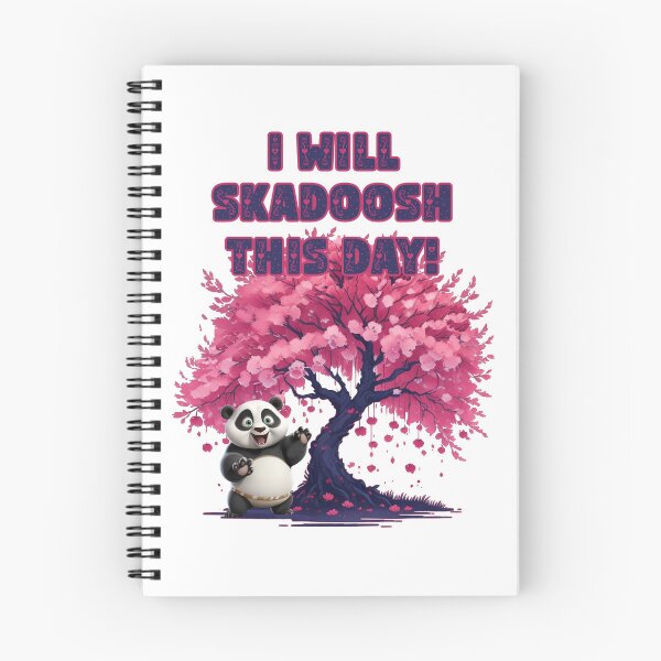 Item preview, I will skadoosh this day! Funny panda motivational humor. designed and sold by JoyOfHopeStore.