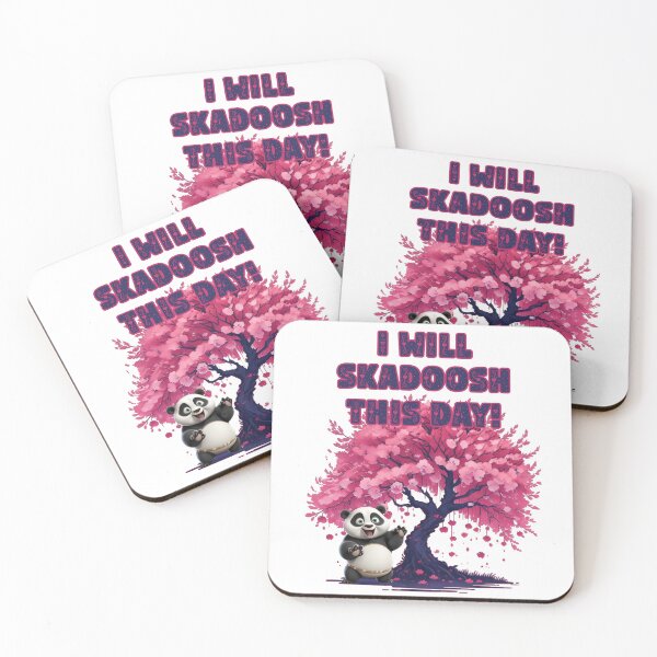 Item preview, I will skadoosh this day! Funny panda motivational humor. designed and sold by JoyOfHopeStore.