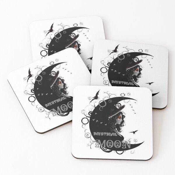 Item preview, Mystical month. Witch moon. Gothic. Halloween sticker. designed and sold by Anastasiia Yurevych.