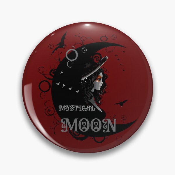 Item preview, Mystical month. Witch moon. Gothic. Halloween sticker. designed and sold by Anastasiia Yurevych.