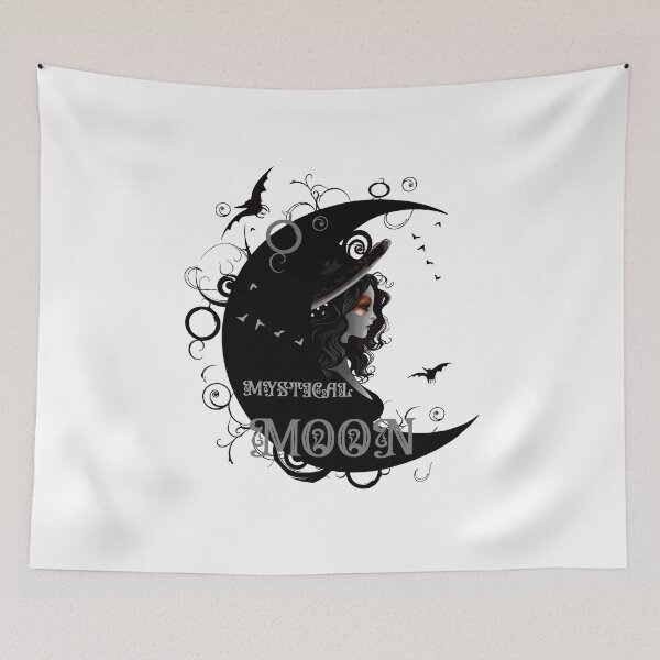 Item preview, Mystical month. Witch moon. Gothic. Halloween sticker. designed and sold by Anastasiia Yurevych.