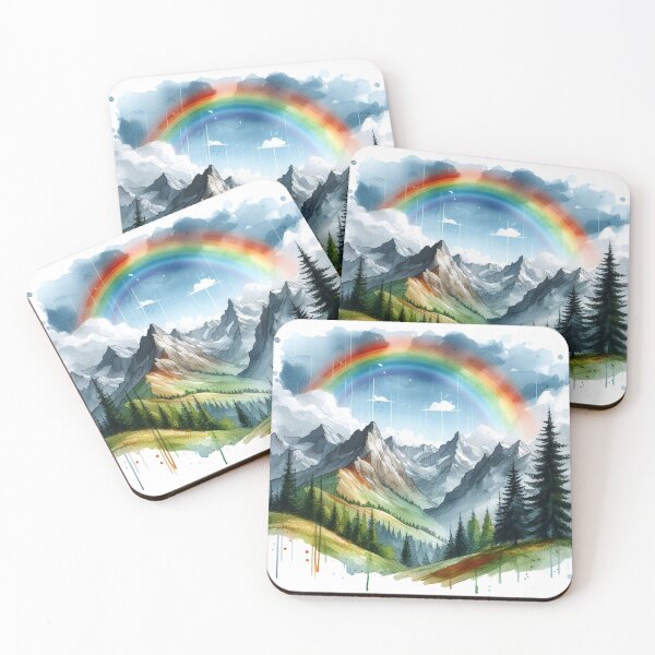 Item preview, Rainbow over the mountains designed and sold by IgorNevzgliad.