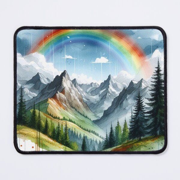 Item preview, Rainbow over the mountains designed and sold by IgorNevzgliad.
