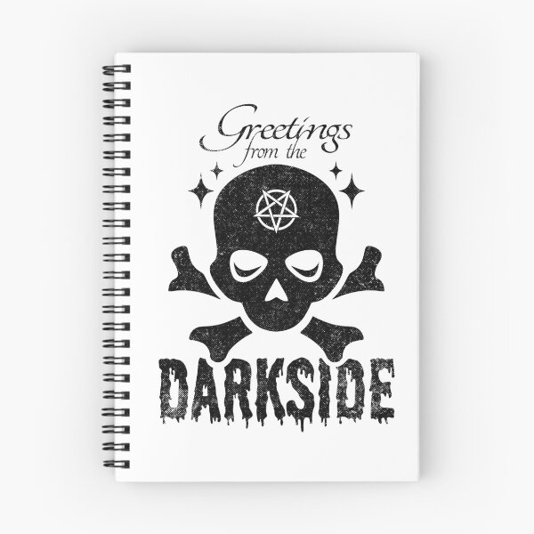 Item preview, Greetings From The Darkside Grunge Skull and Crossbones designed and sold by ObsidianDaz.