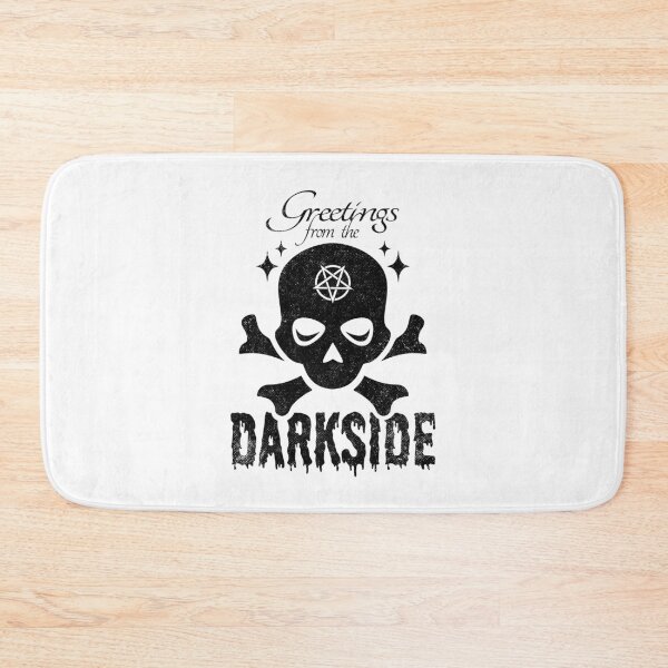 Item preview, Greetings From The Darkside Grunge Skull and Crossbones designed and sold by ObsidianDaz.