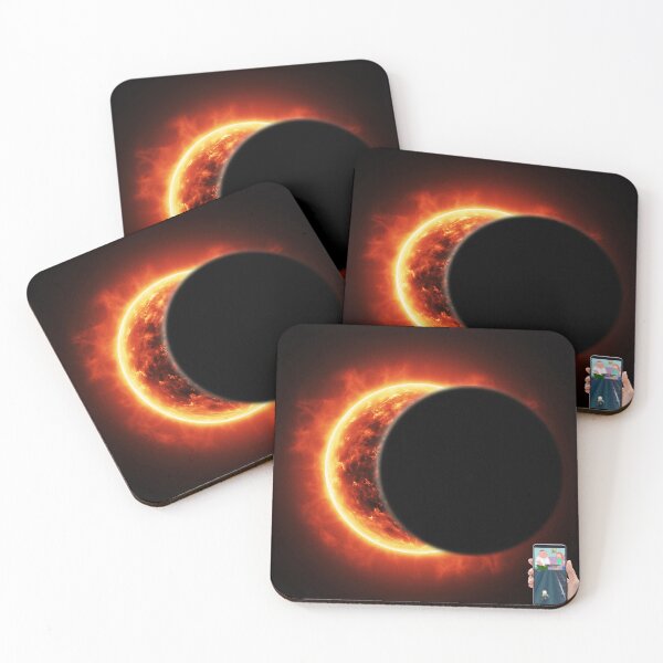 Item preview, watching tiktok while witnessing Total solar eclipse 2024 designed and sold by cloudzer0000.