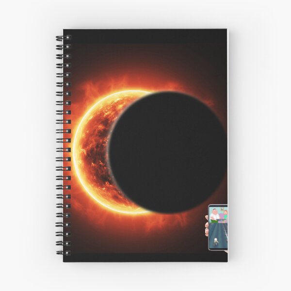 Item preview, watching tiktok while witnessing Total solar eclipse 2024 designed and sold by cloudzer0000.