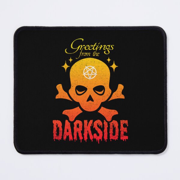 Item preview, Greetings From The Darkside Grunge Skull and Crossbones designed and sold by ObsidianDaz.