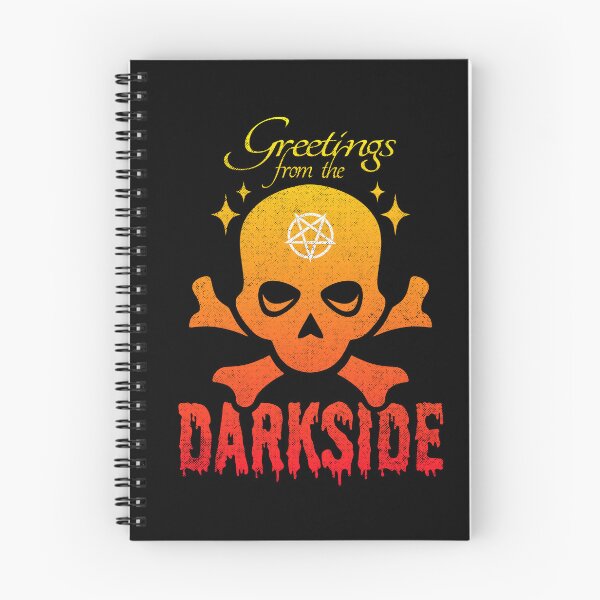 Item preview, Greetings From The Darkside Grunge Skull and Crossbones designed and sold by ObsidianDaz.