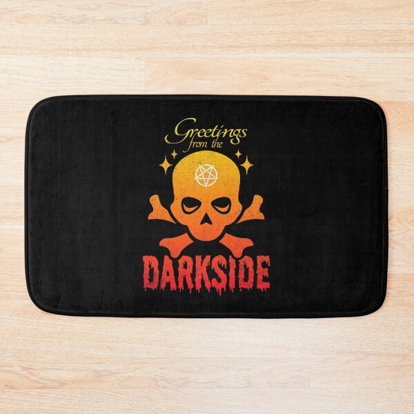 Item preview, Greetings From The Darkside Grunge Skull and Crossbones designed and sold by ObsidianDaz.
