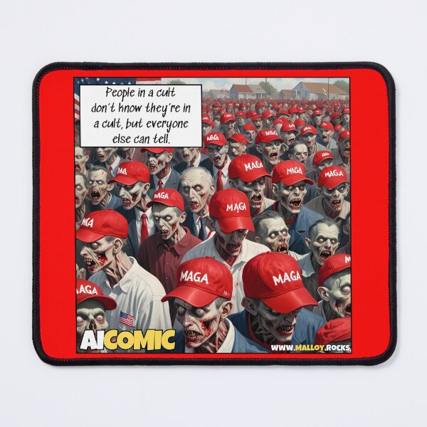 Item preview, 2024 Election Politics: MAGA is a cult of braindead zombies. designed and sold by Malloy.rocks.