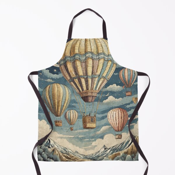 Item preview, Nostalgic Soar: Vintage Hot Air Balloons in Art designed and sold by bb-15artstudio.