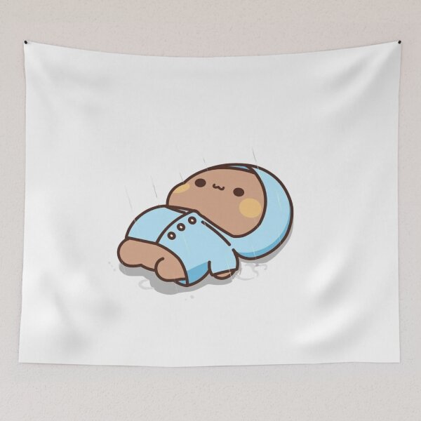 Item preview, Bubu And DuDu Sleeping Under The Rain Panda Bear And Browne Love 2024 designed and sold by DaresToDream.